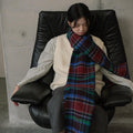 Ladies Color Blocks Check Scarf YN030