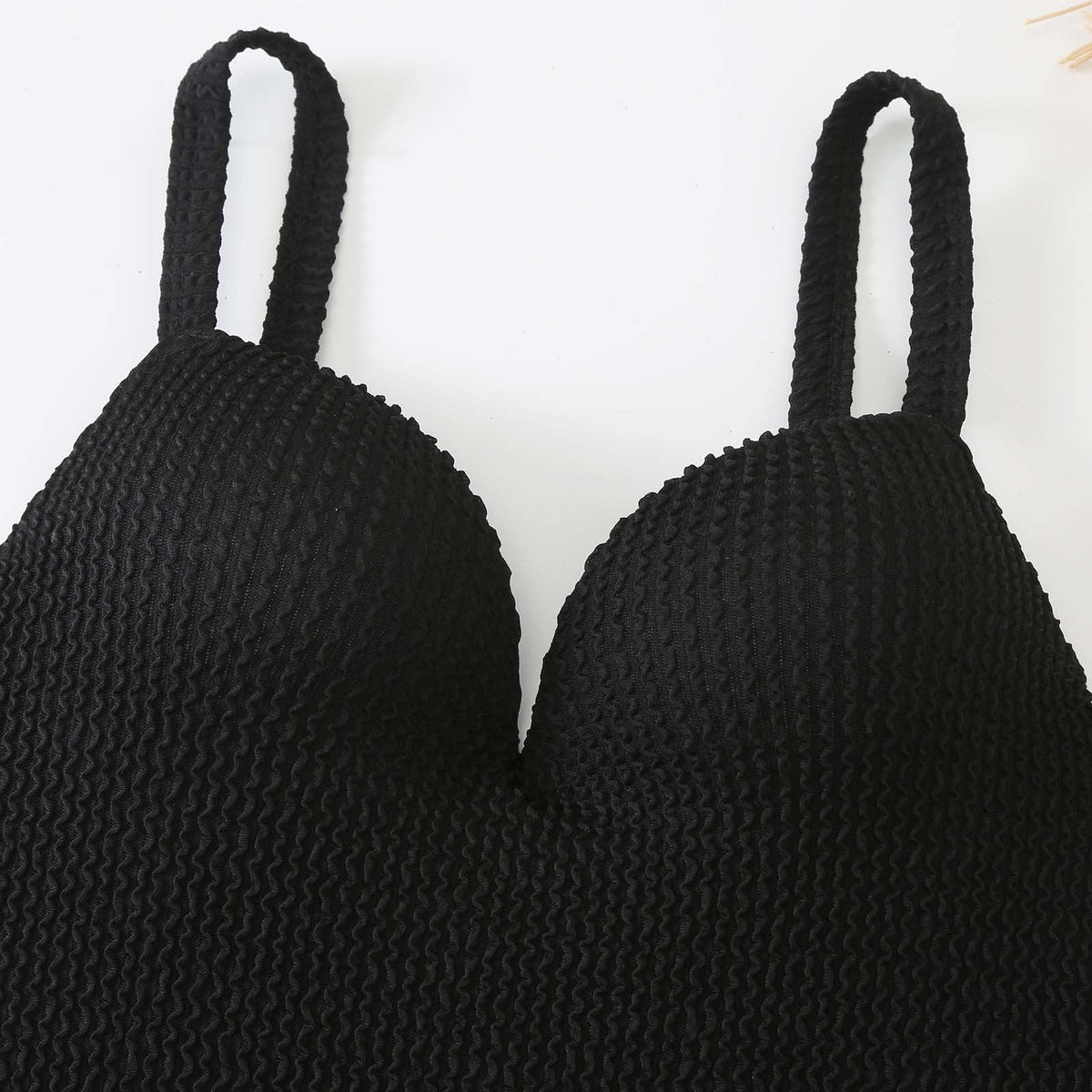 Ladies Wrinkle Basic One Piece Swimwear SKSW40156