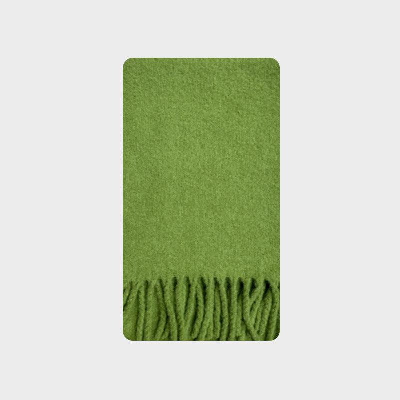 Ladies Solid Color Cashmere Blend Scarves YW032