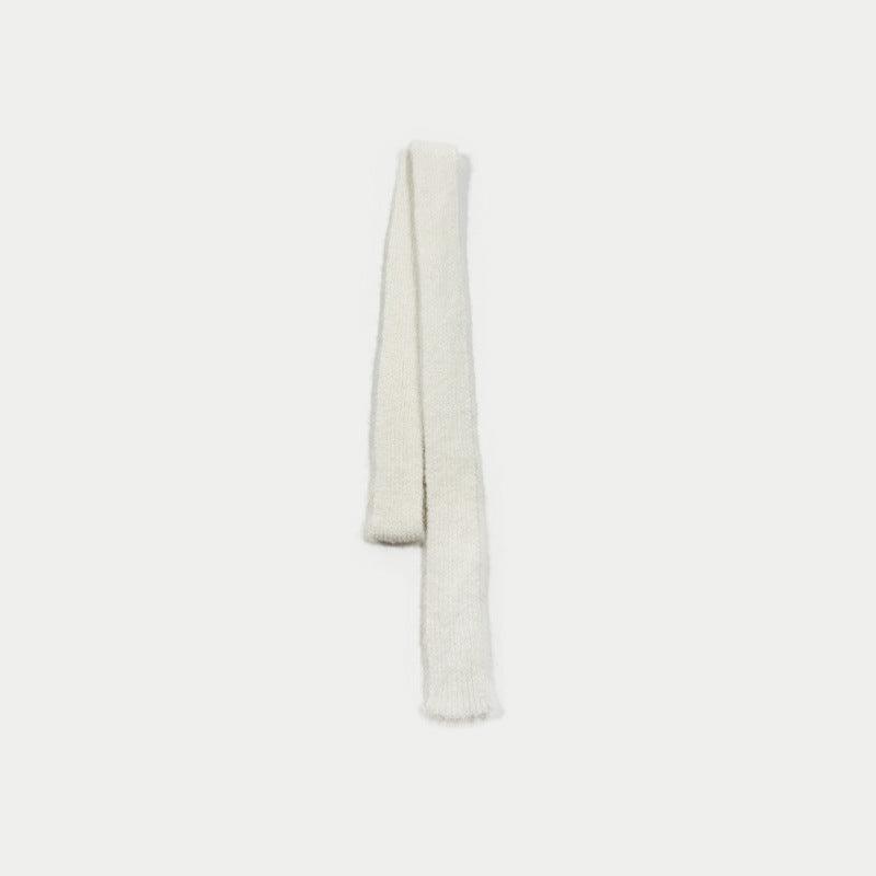 Ladies Solid Color Skinny Wool Scarves YW013