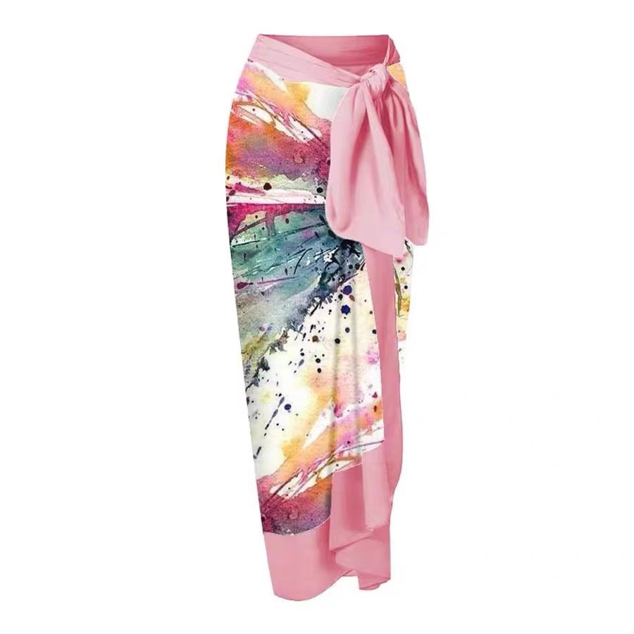 Ladies Two Shoulder Siwmwear with Cover SKSW40161