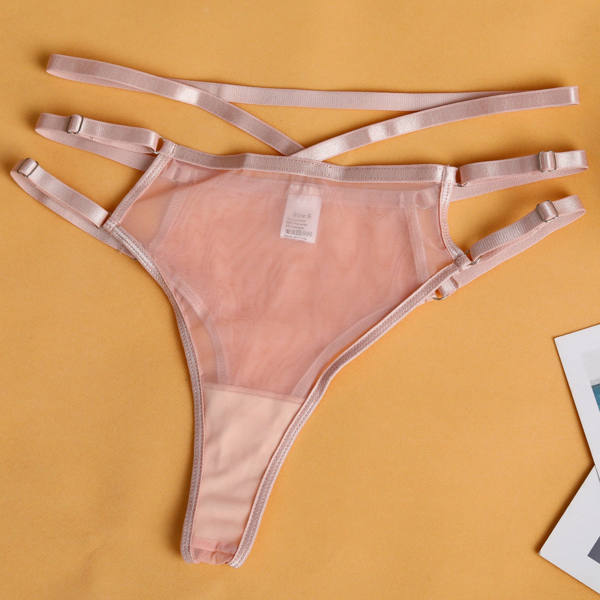 Ladies Solid Color 3PCS Lingerie Set SKLG4090