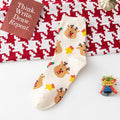 Ladies Merry Christmas Over Ankle Socks SKASC4178