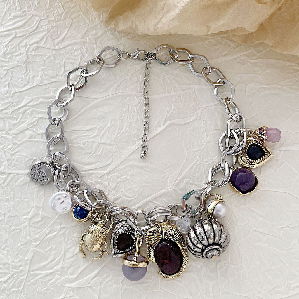 Ladies Punk Pandent Necklace SKAJ4226