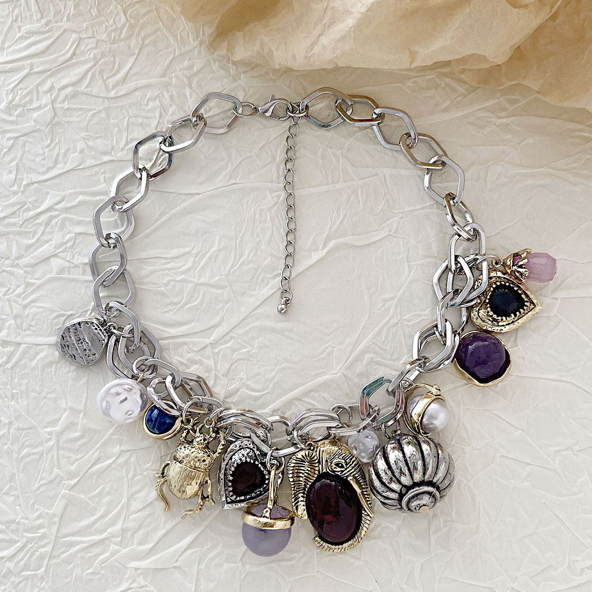 Ladies Punk Pandent Necklace SKAJ4226