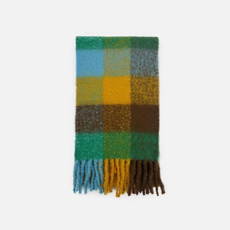 Ladies Color Blocks Simple Scarf YN004