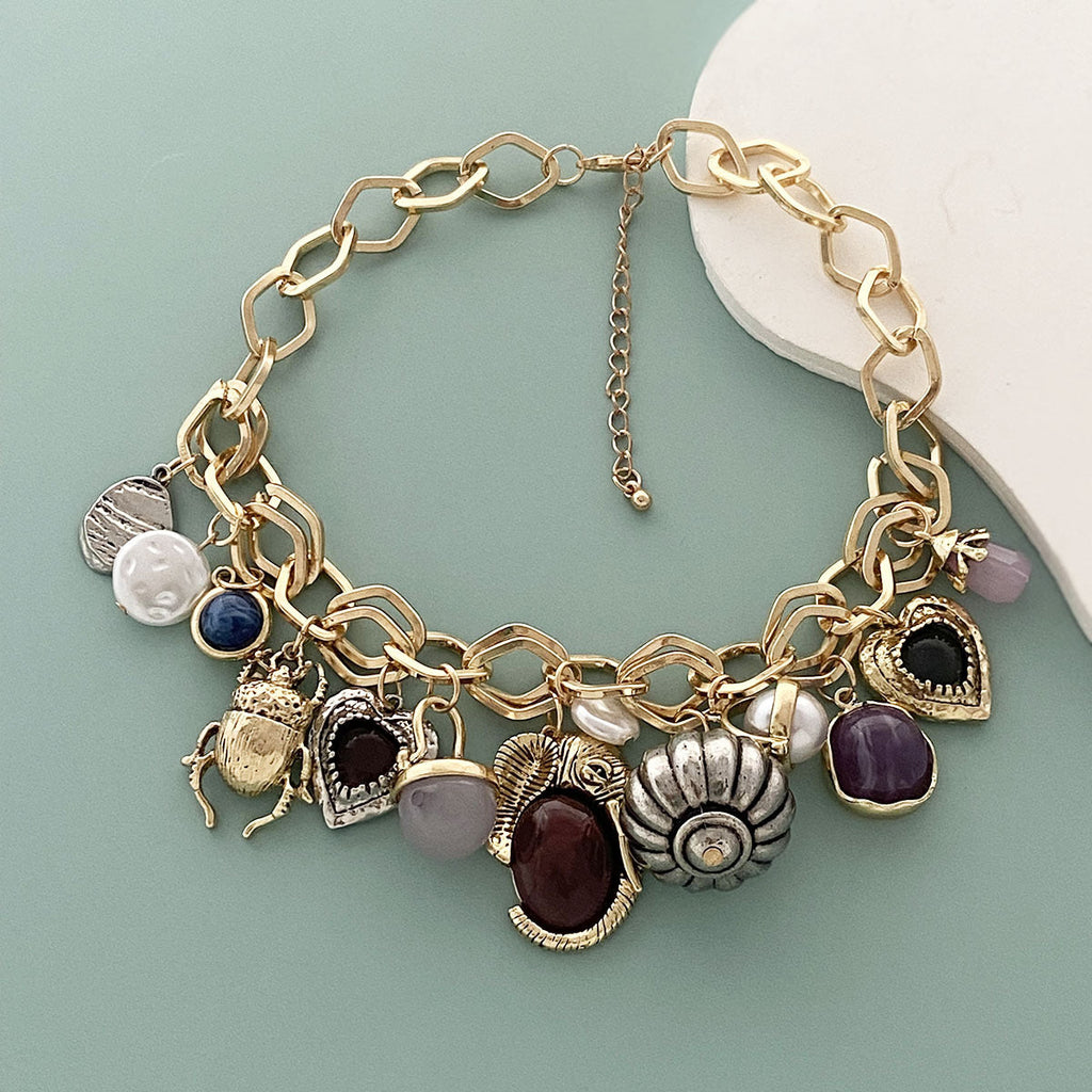 Ladies Punk Pandent Necklace SKAJ4226
