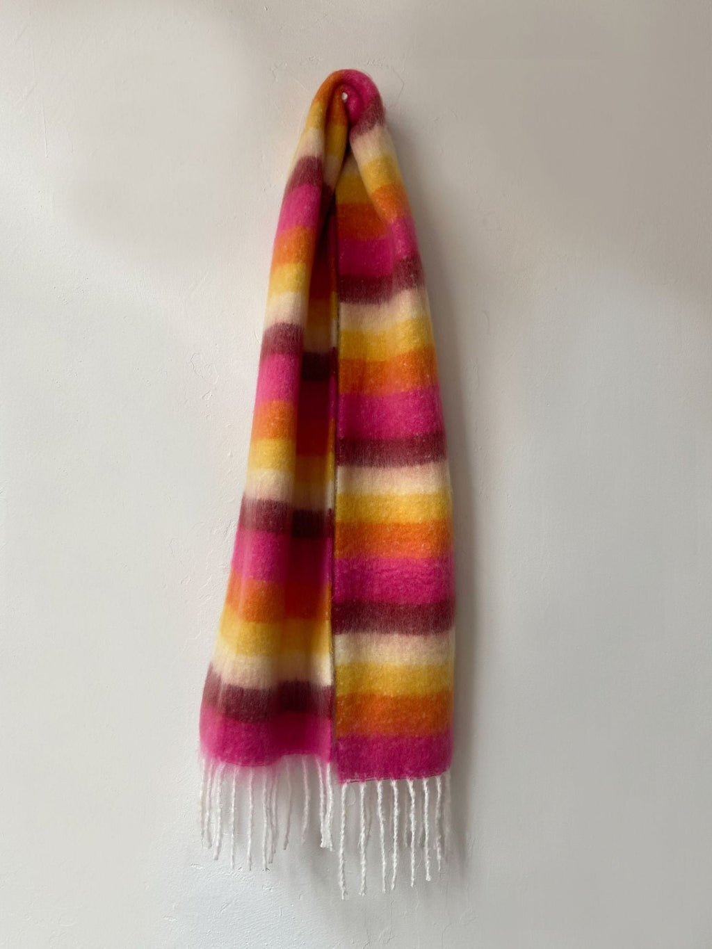 Ladies Color Block Stripe Everyday Scarf SKAS4196