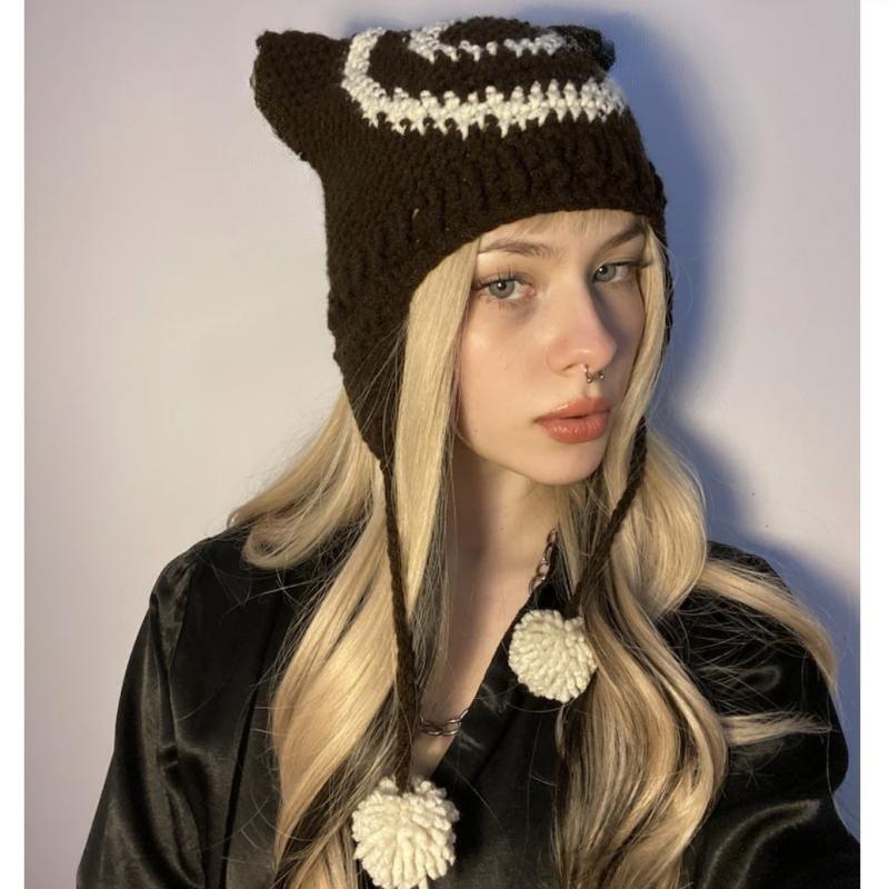 Ladies Dome Stripe Hat 20292
