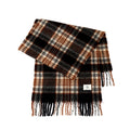 Ladies Vintage Plaid Pattern Mohair Scarf SKAS4204