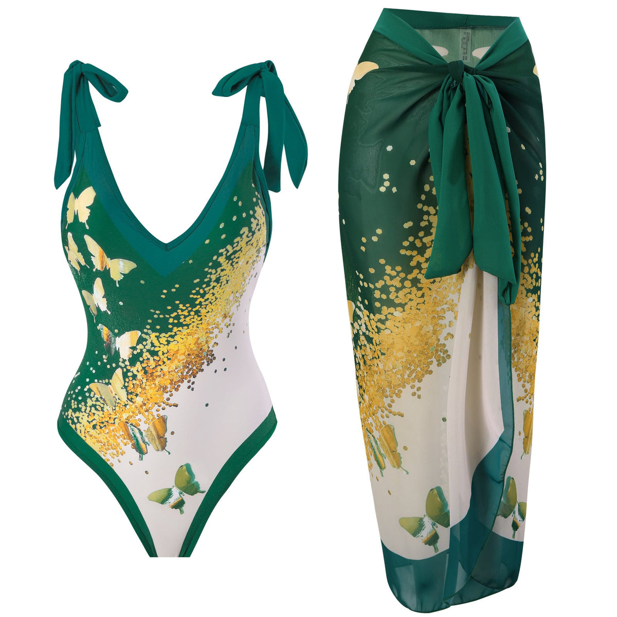 Ladies Strap Shoulder One Piece Swimsuit SKSW40081ST