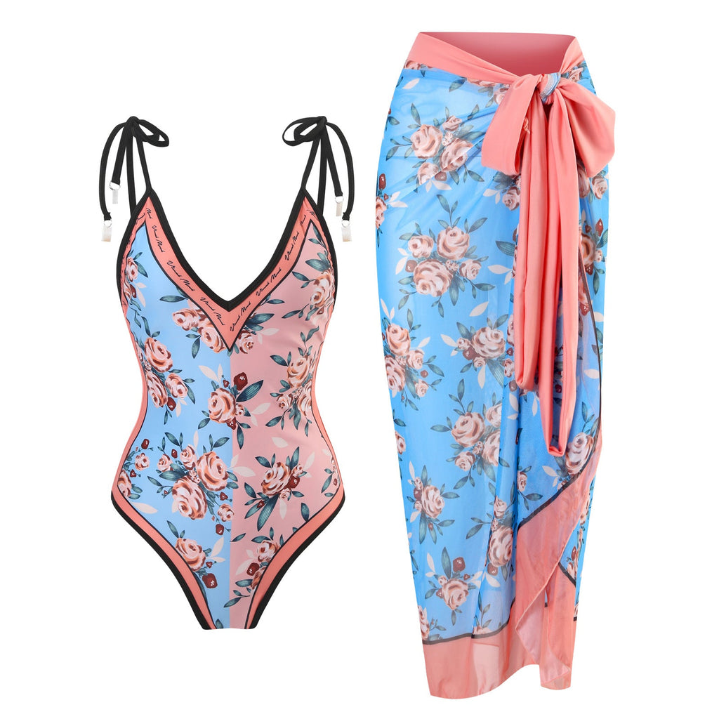 Floral AB Side Reversible One Piece with Cover SKSW40089ST
