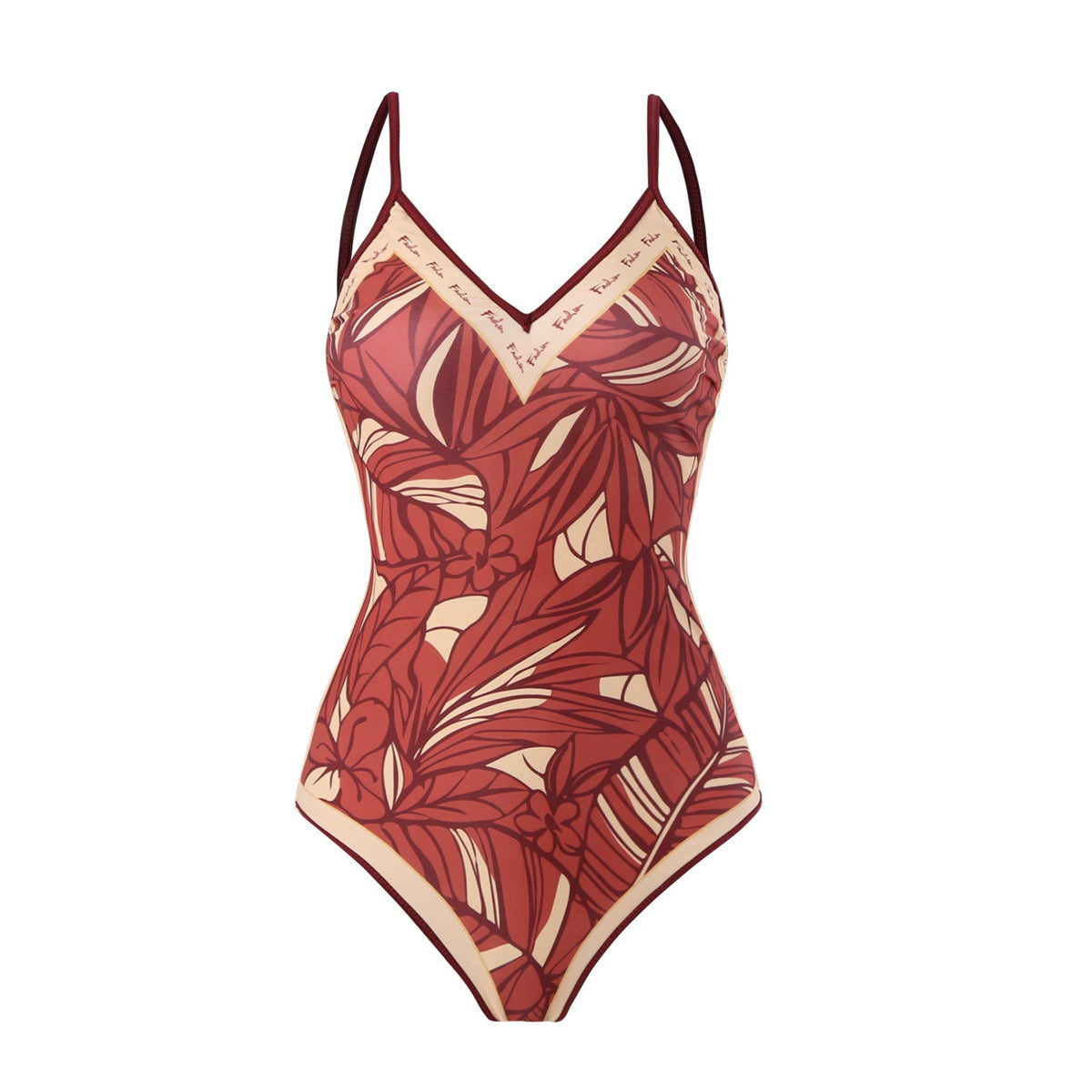 Floral AB Side Reversible One Piece Swimwear SKSW40089T