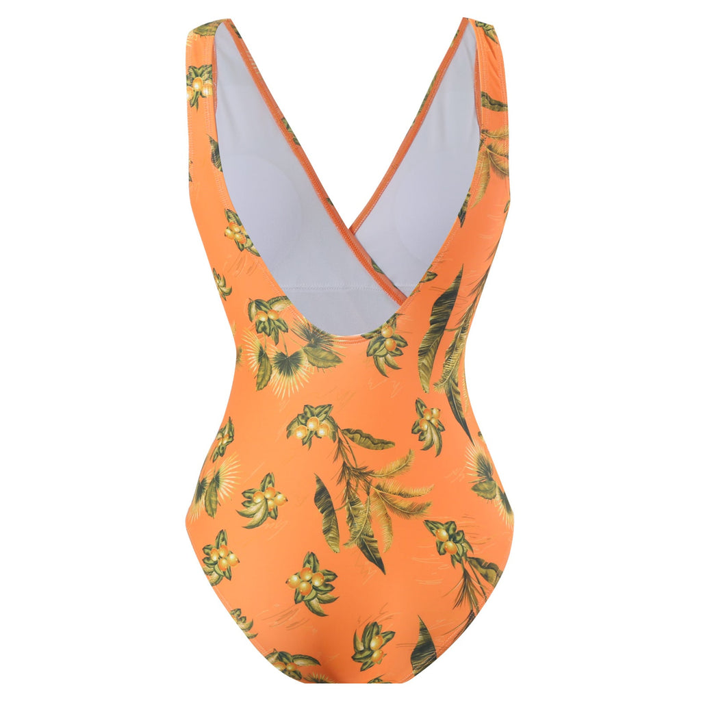 Ladies Print One Piece Swimwear with Cover SKSW40136