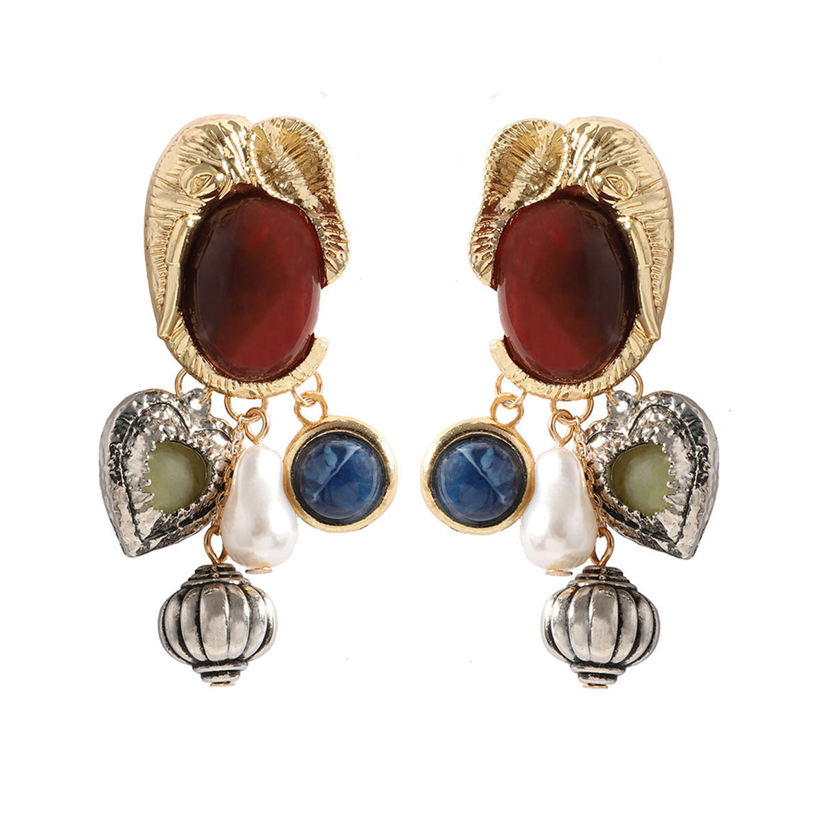 Ladies Vintage Faux Pearl Pandant Earrings SKAJ4227