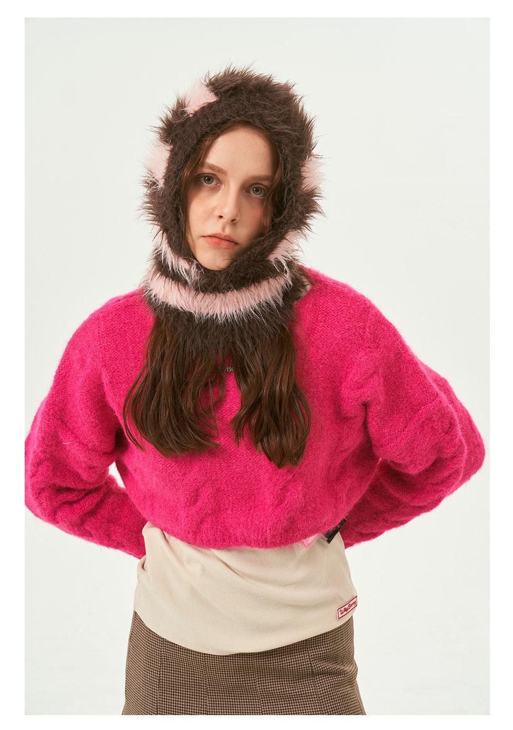 Ladies Solid Color Pullover Hat YH3026
