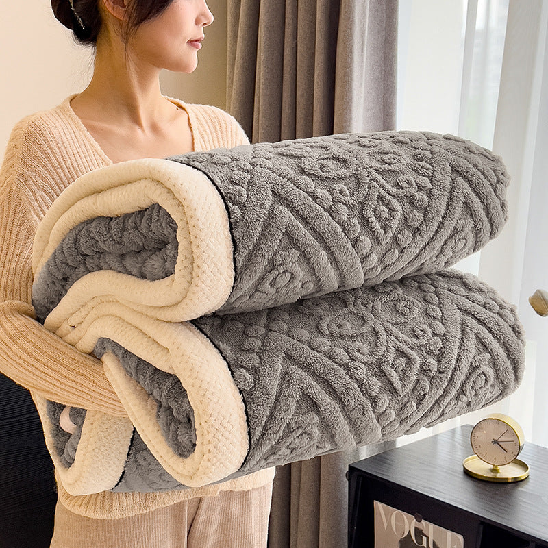 Home Decor Coral Fleece Soft Blanket SKABL4254