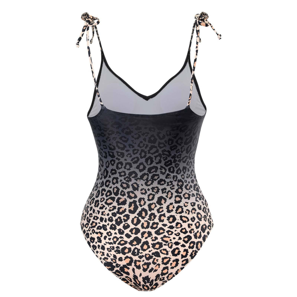 Two Shoulder One Piece Swimwear with Salong SKSW40114