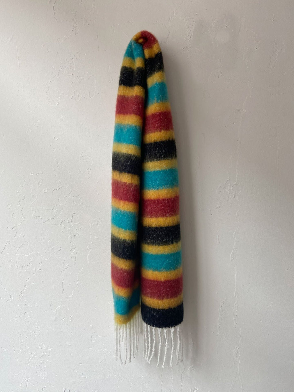 Ladies Color Block Stripe Everyday Scarf SKAS4196