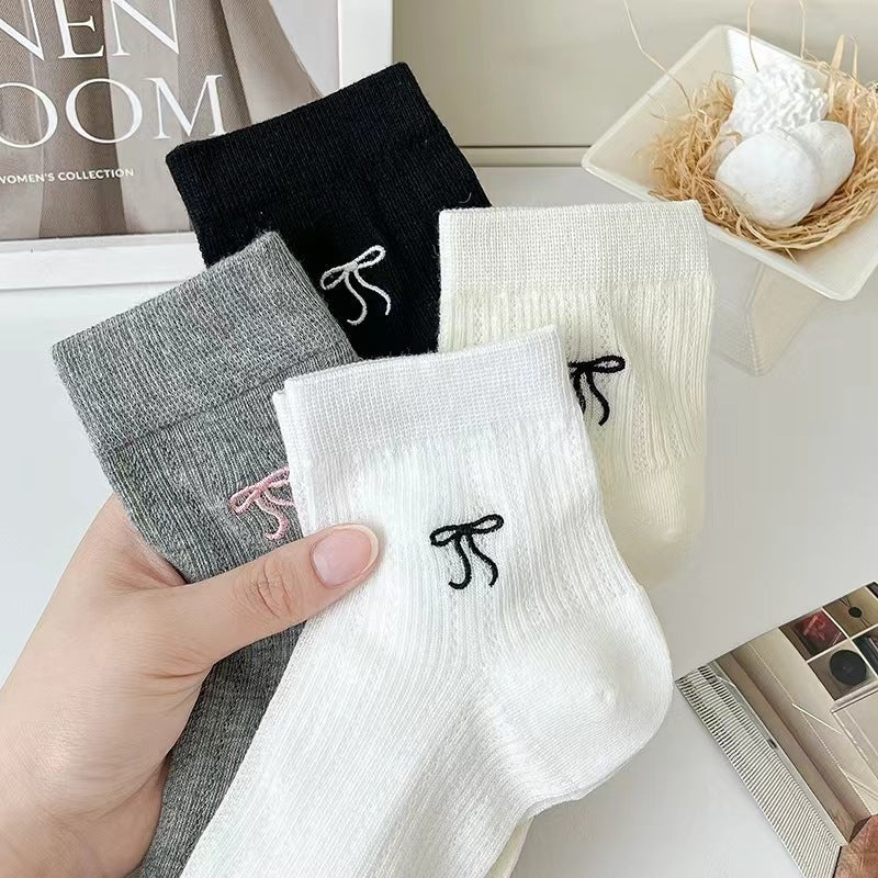 Ladies Edge Baby Lock Solid Color Socks SKASC4181