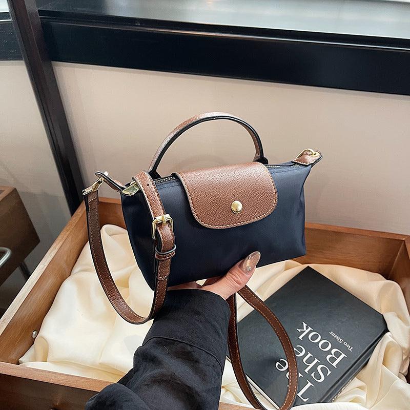Ladies Color Block Flap Crossbody Bag Phone Wallet Bag
