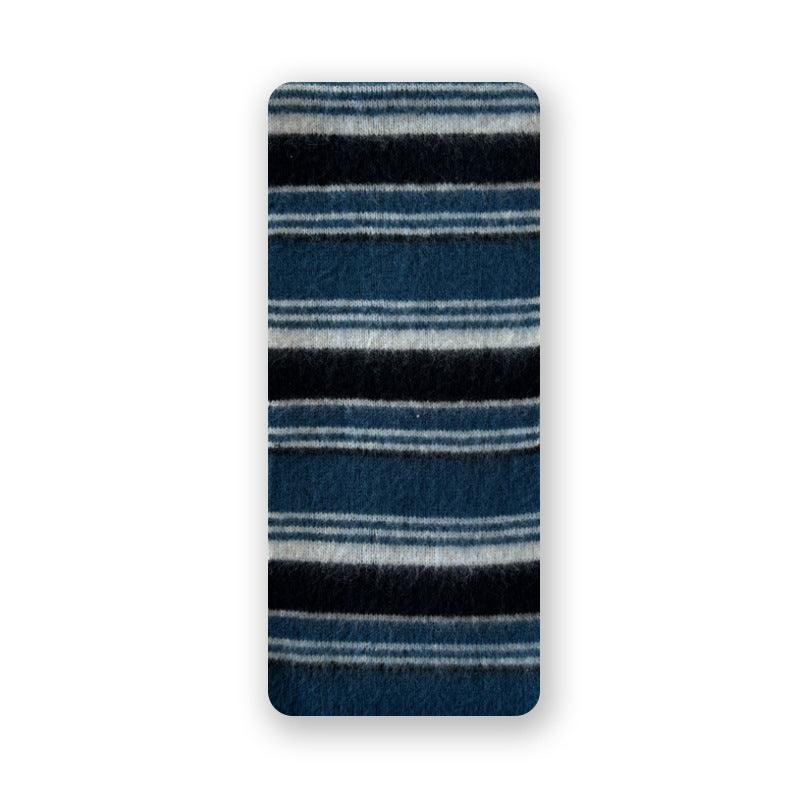 Ladies Stripe Color Block Wool Blend Soft Scarf YW029