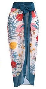 Ladies Floral One Piece Swimwear with Cover SKSW40153