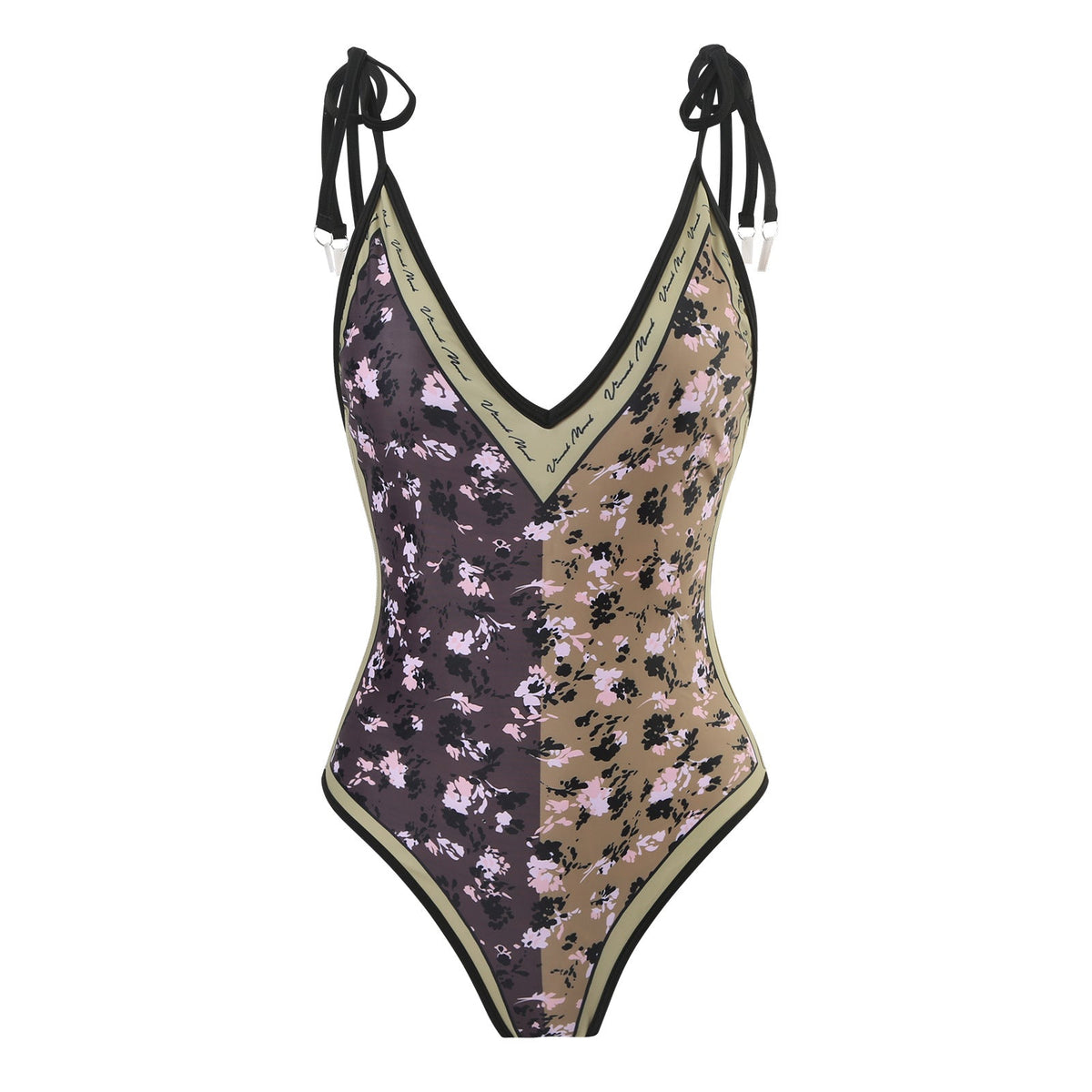 Floral AB Side Reversible One Piece Swimwear SKSW40089T