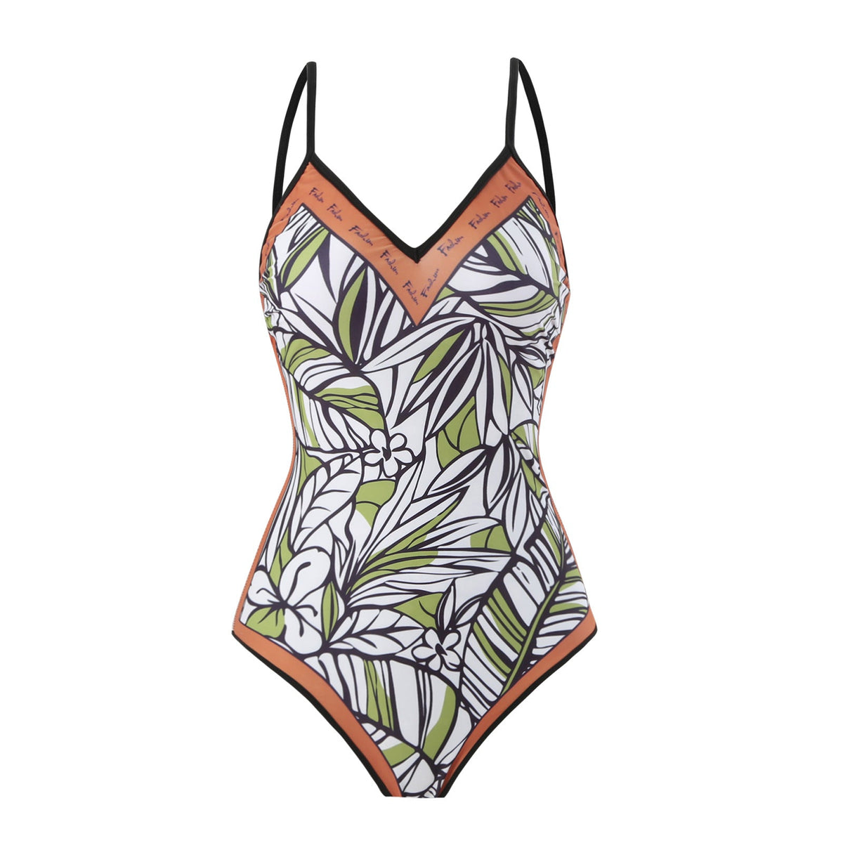 Floral AB Side Reversible One Piece Swimwear SKSW40089T