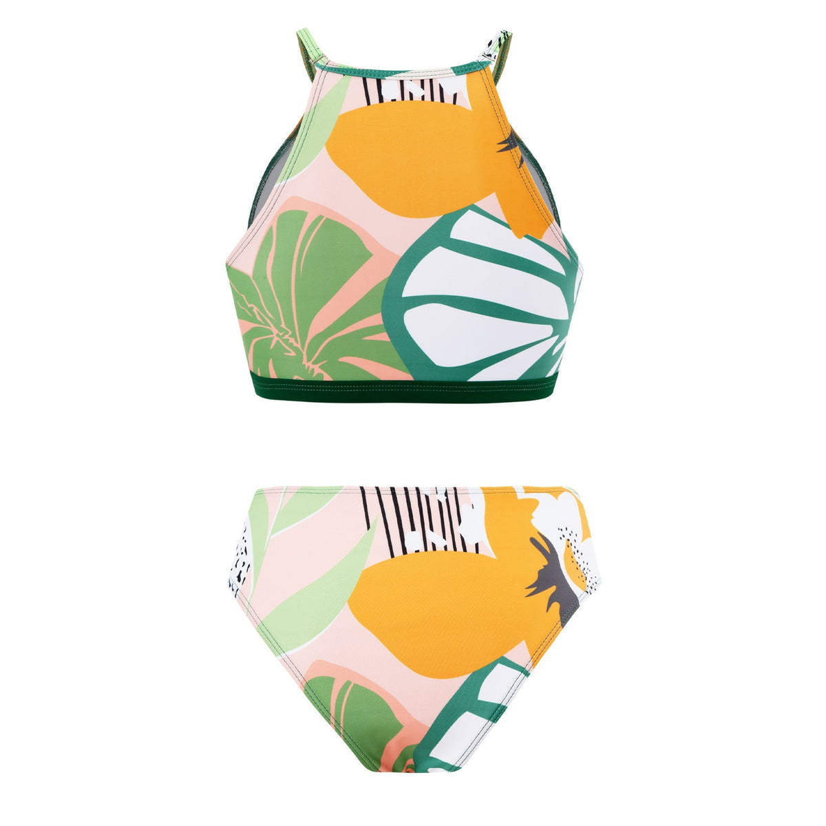 Ladies Floral Tassels Bikini Set with Cover SKSW40137