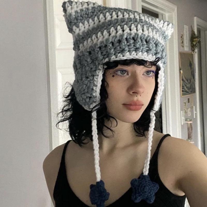 Ladies Dome Stripe Hat 20292