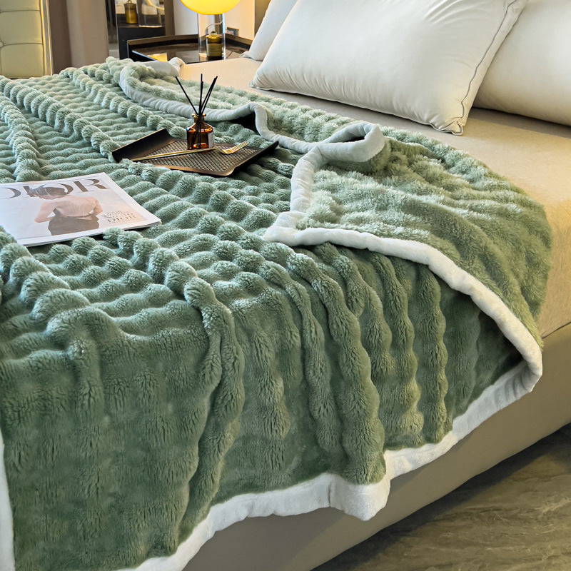 Home Decor Coral Fleece Soft Blanket SKABL4258