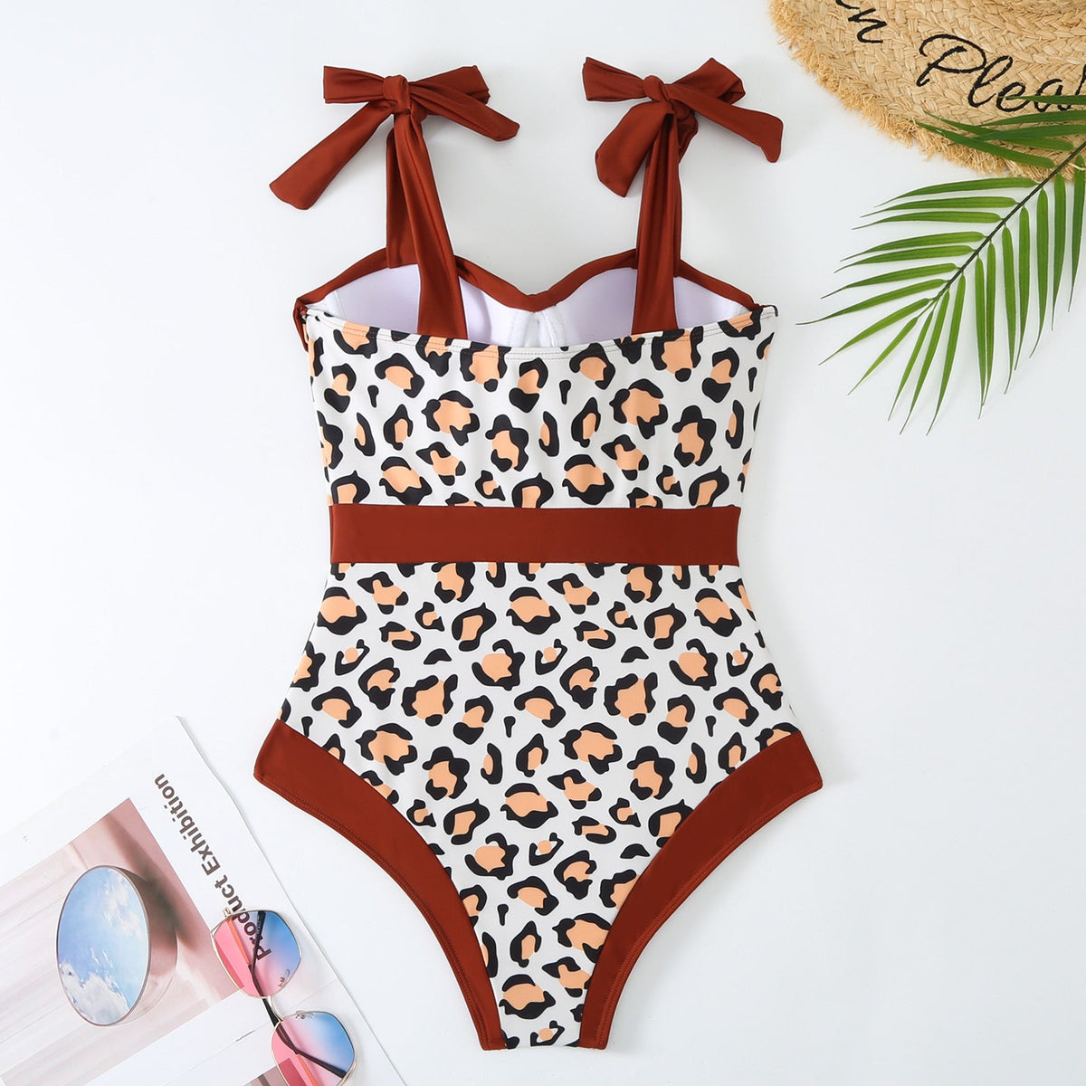 Strape Shoulder One Piece Swimwear with Salong SKSW40116