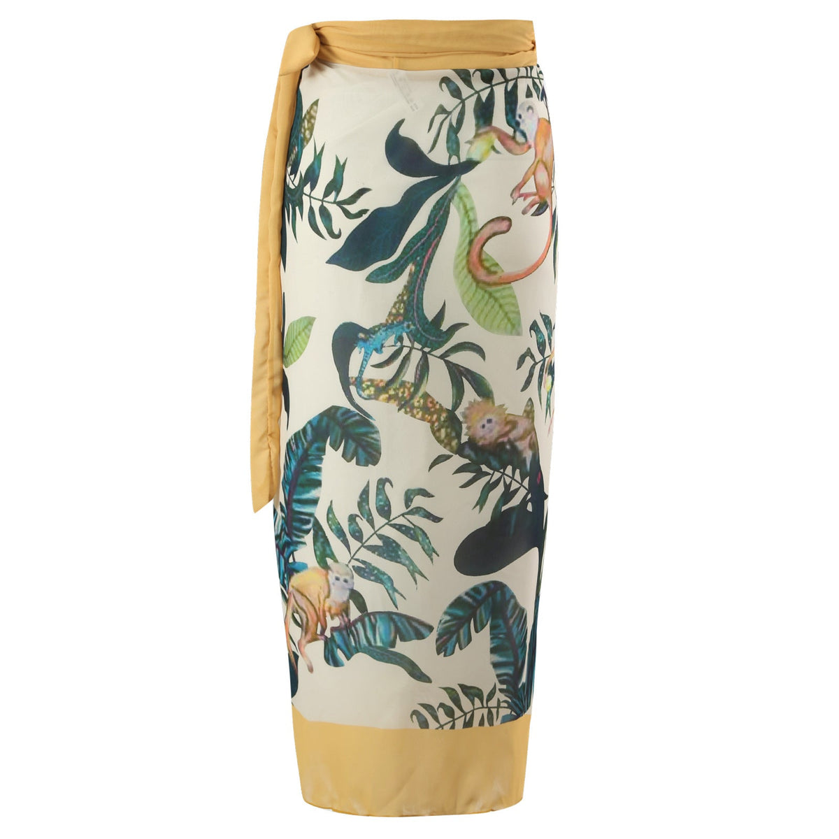 Ladies Print One Piece Swimwear with Cover SKSW40136