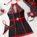 Ladies Dirty Nurse Sexy 3PCS Costume Chemise Set SKLG4052