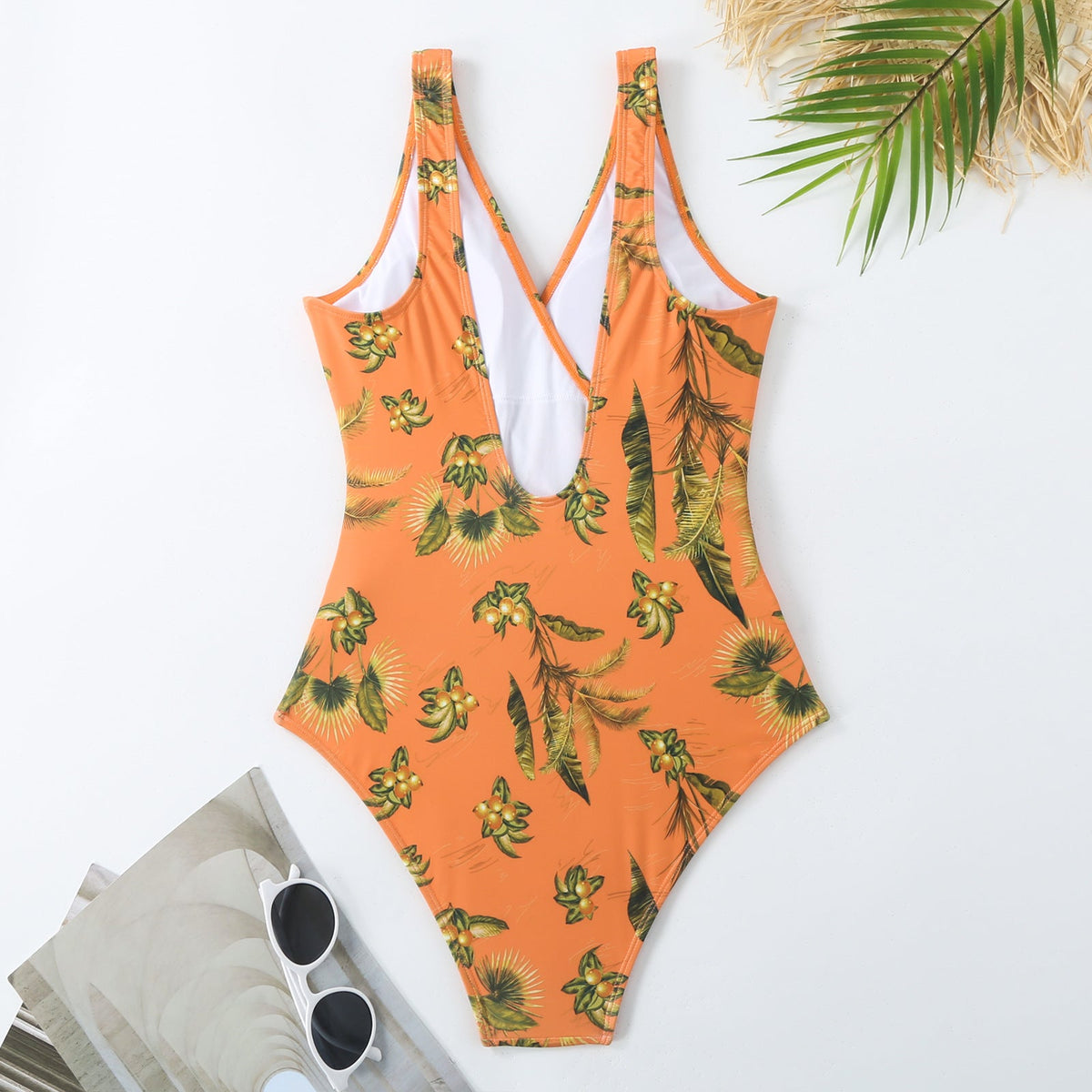 Ladies Print One Piece Swimwear with Cover SKSW40136