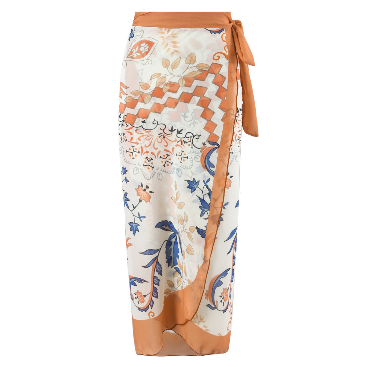 Ladies Print One Piece Swimwear with Cover SKSW40136