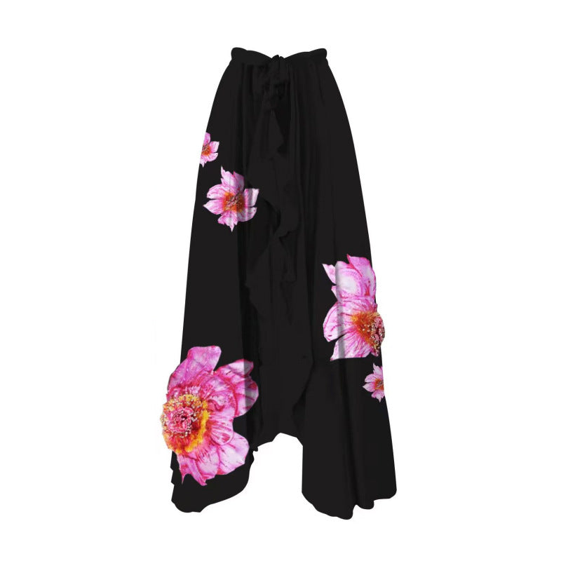 Ladies Two Shoulder Siwmwear with Cover SKSW40161