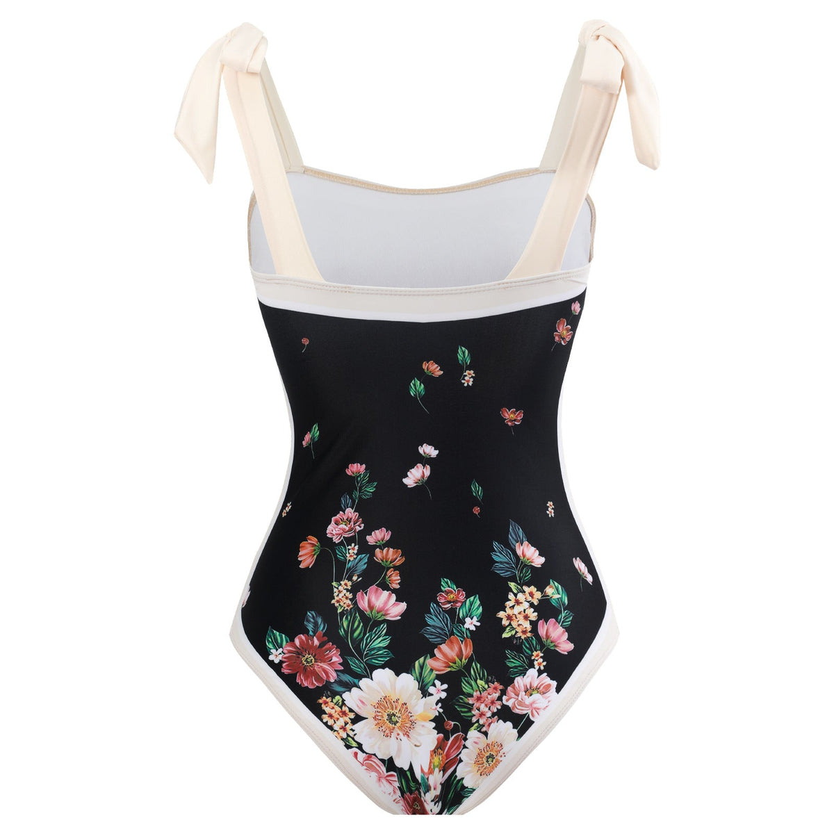 Two Shoulder with Cover One Piece Swimwear SKSW40146