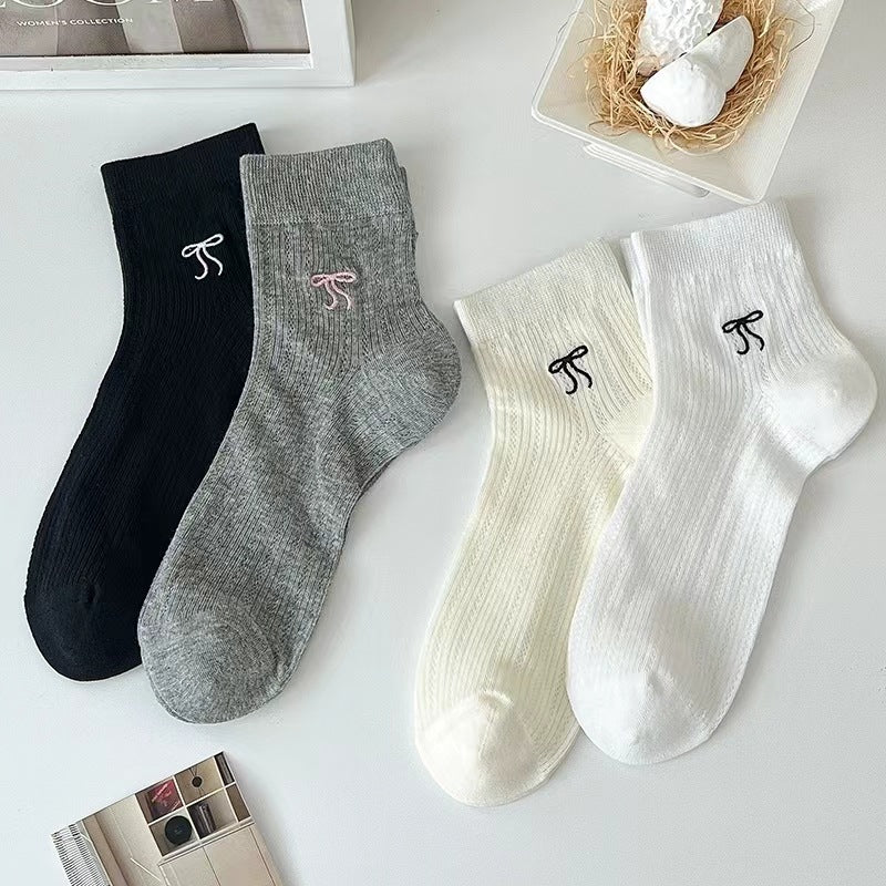 Ladies Edge Baby Lock Solid Color Socks SKASC4181