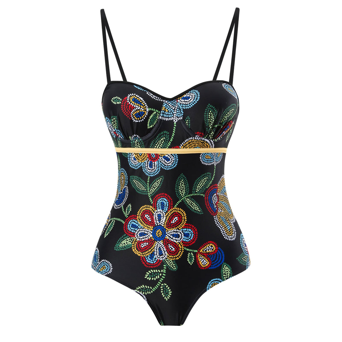 Ladies One Piece Swimwear with Cover Up 8BK3WST78