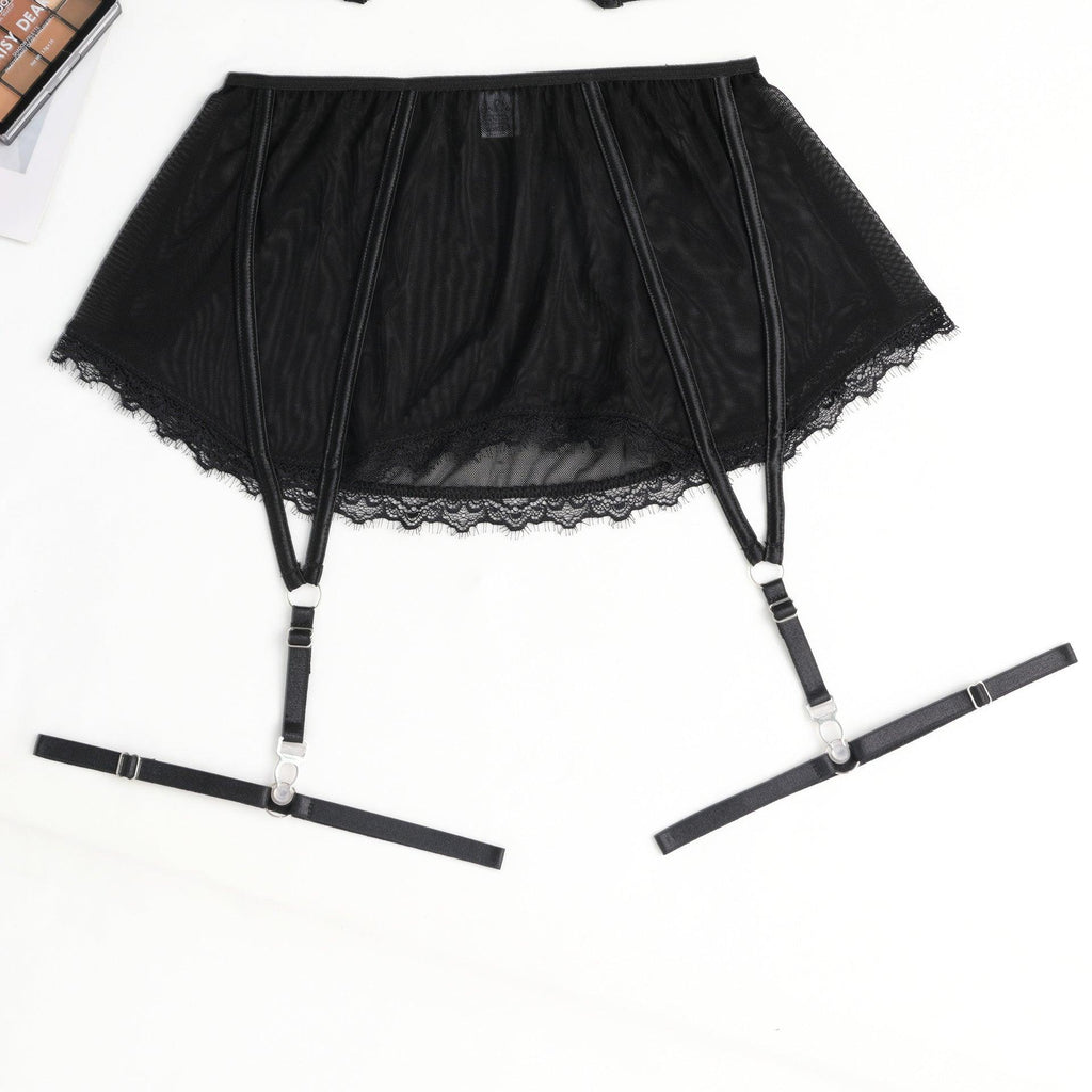 Ladies See Through Floral Lace 3PCS Lingerie Set SKLG4026