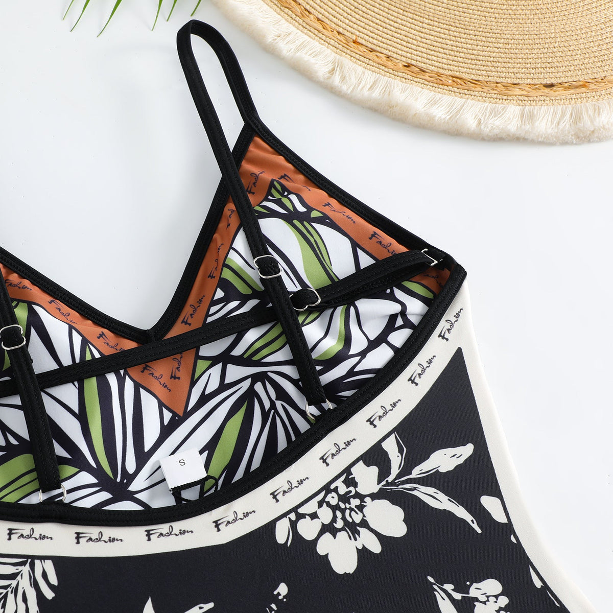 Floral AB Side Reversible One Piece Swimwear SKSW40089T