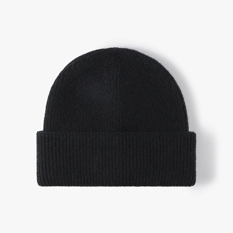 SWEETKAMA Ladies Solid Color Folder Knit Hat SKAH4216