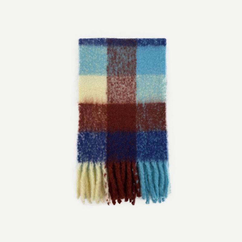 Ladies Color Blocks Simple Scarf YN004