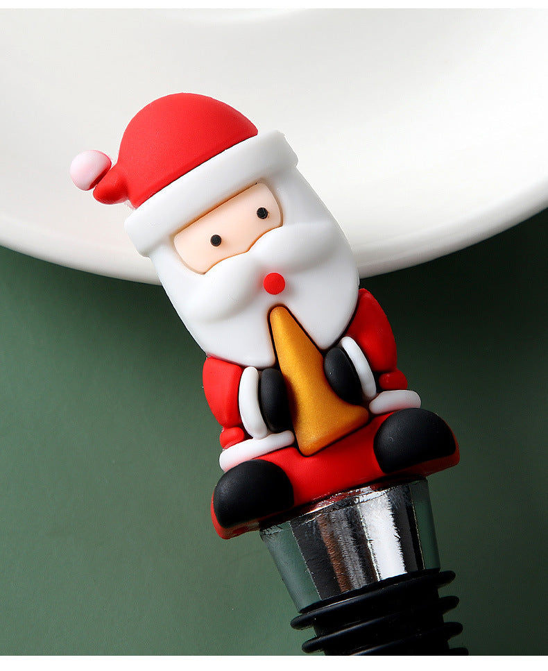Chirstmas Santa Claus Wine Bottle Stopper SKACC4184