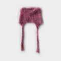 Solid Color Cute Sweet String Tie Knit Hat YH3050
