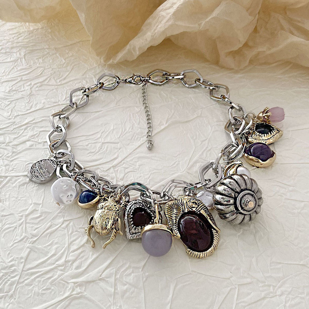Ladies Punk Pandent Necklace SKAJ4226