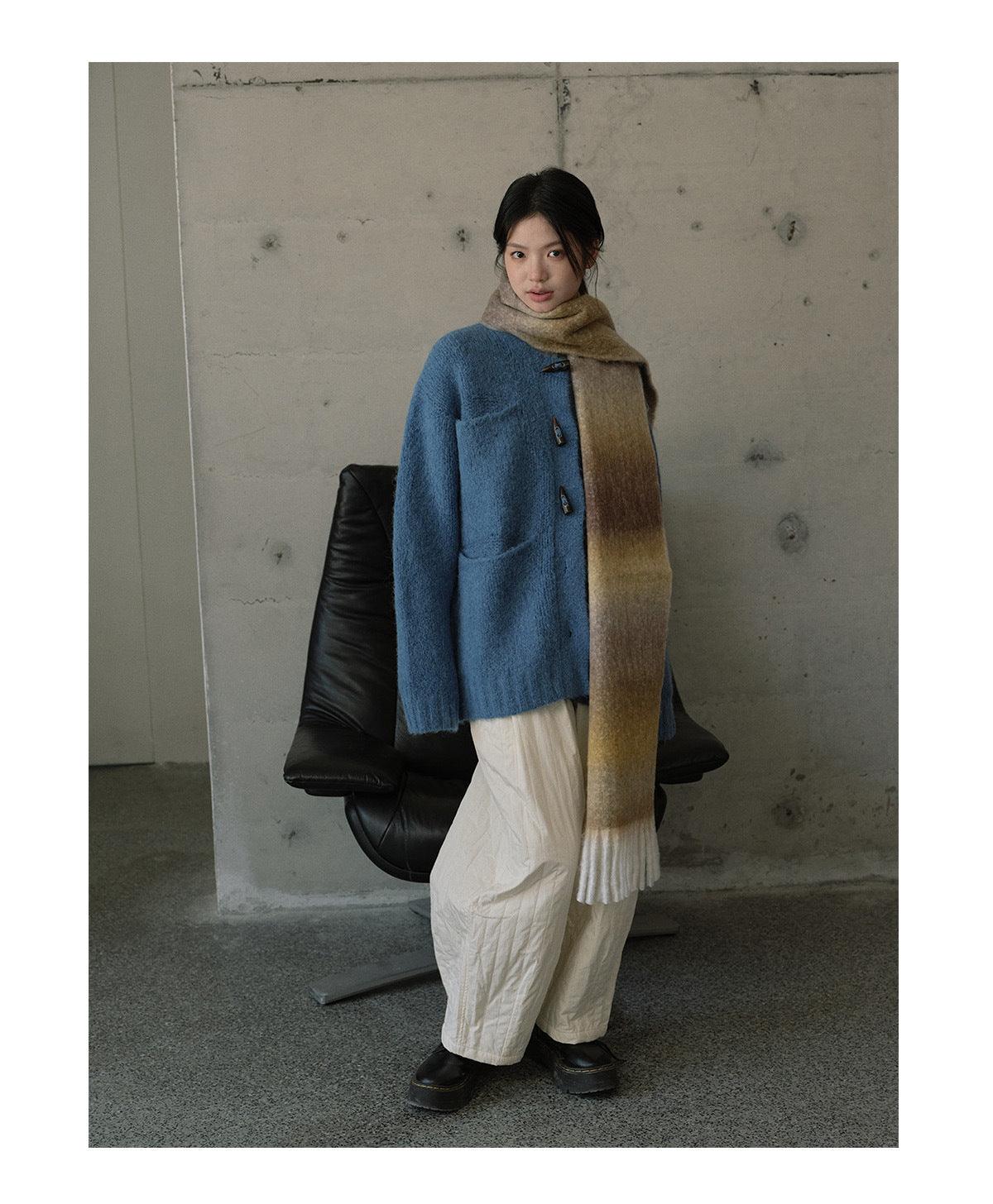 Ladies Gradient Color Simple Scarf YN037