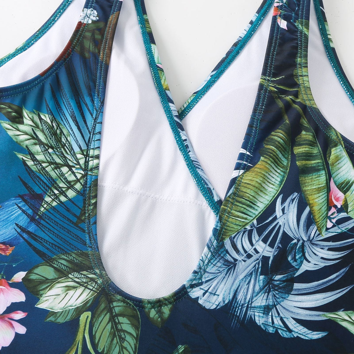Ladies Print One Piece Swimwear with Cover SKSW40136